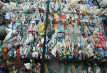 Mixed plastic bottles